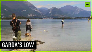 Lake Garda’s waters drop to lowest level in 70 years