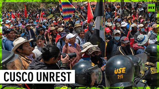 Clashes erupt as protests spread through Peru