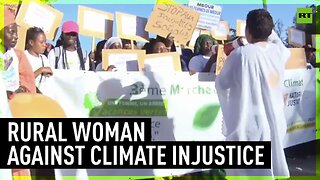 Women gather for climate rally in Senegal