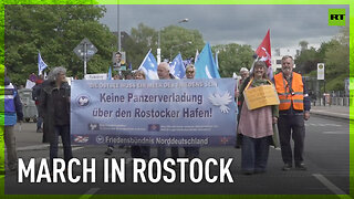 March against NATO military shipments held in Rostock