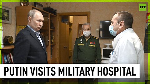 Putin inspects Vishnevsky military hospital in Moscow Region