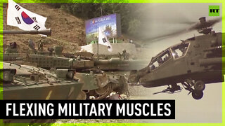 South Korea holds live-fire & military maneuvers