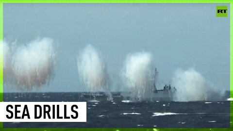 Russian, Chinese warships fire in the Sea of Japan as part of 'Vostok-2022' drills