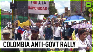 Bogota sees massive anti-govt protest just few months after presidential elections