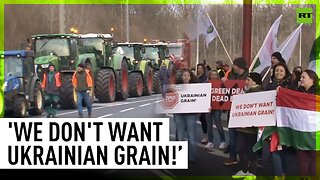 Slovak farmers block highway near Czech border over cheap Ukrainian imports