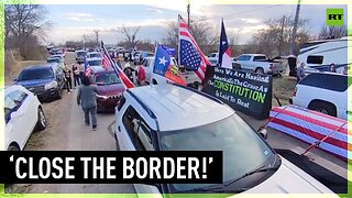 ‘God’s Army’ convoy arrives in Eagle Pass, Texas