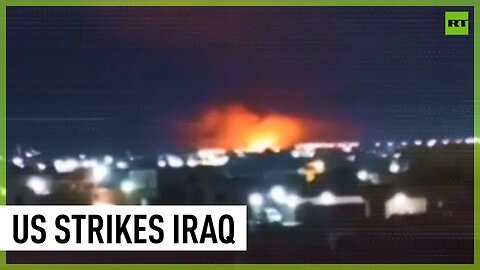 Explosions seen in Iraq's Al-Qaim as US conducts retaliatory strikes