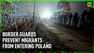 Migrants' dash for EU draws Polish border guards