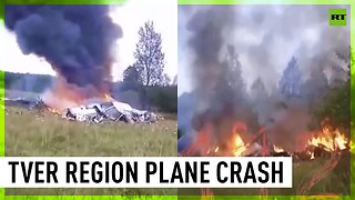 Private jet crashes near Moscow, Wagner chief reportedly listed among passengers