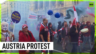 ‘Open Nord Stream!’ Protesters rally against rising energy prices in Vienna