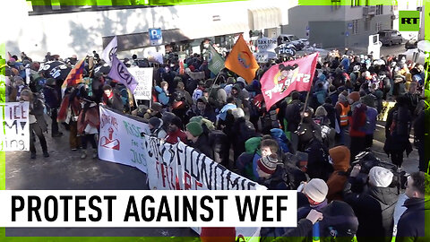 Time is up for rich & powerful | Hundreds protest against WEF in Davos