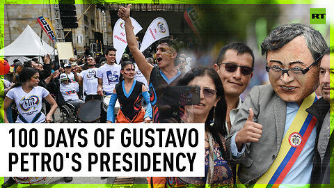 Colombians celebrate 100 days of Petro's presidency