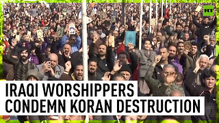 Iraqi worshippers condemn Koran destruction