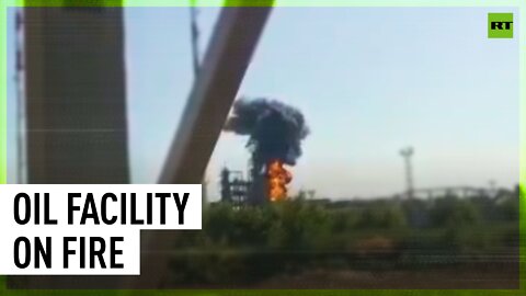 Fire at oil refinery in Russia’s Rostov Region after alleged Ukrainian drone strike
