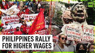 Filipinos rally en masse for better working conditions in Manila