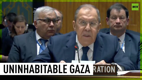 Gaza is practically uninhabitable – Sergey Lavrov