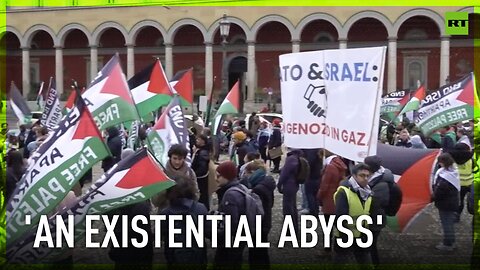 Protesters in Munich demand Israeli arms embargo and Gaza ceasefire