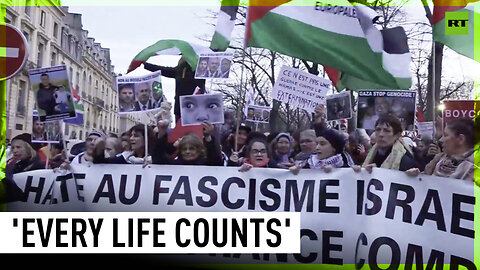 Massive Paris rally against Gaza 'genocide'