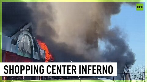 Huge fire engulfs Chinese shopping center in Serbia