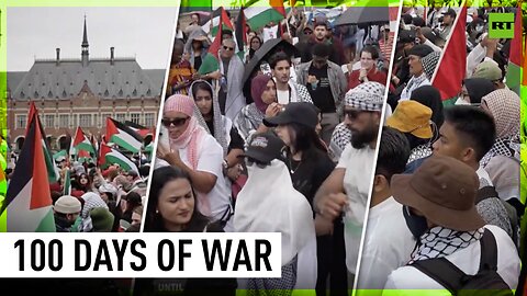 Protests in support of Palestine held worldwide as Gaza war passes 100 days