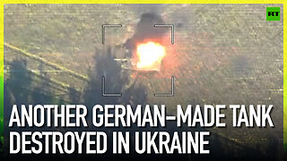 Another German-made tank destroyed in Ukraine