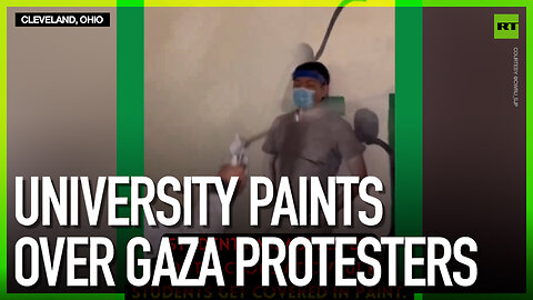 University paints over Gaza protesters