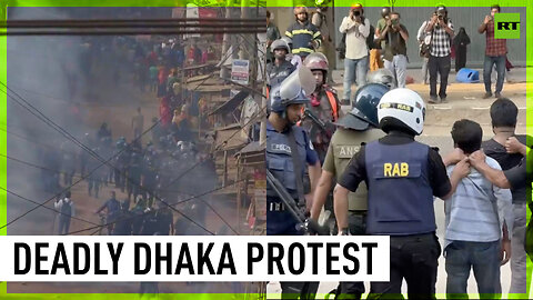 One dead as police clash with garment workers in Dhaka, Bangladesh
