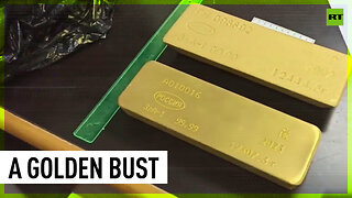 Man detained in Moscow airport attempting to smuggle a whopping 24 kilos of gold