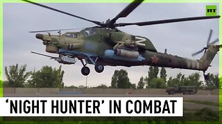 Attack chopper hits Ukrainian military targets