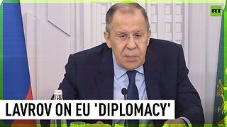 Lavrov questions very existence of European diplomacy of late