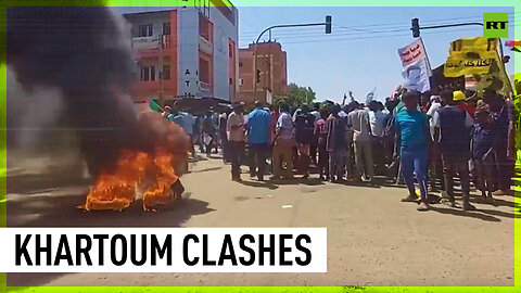 Clashes erupt as thousands of Sudanese protest military coup