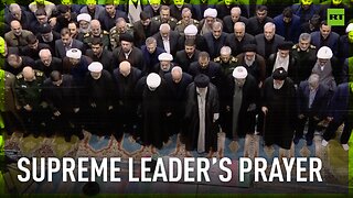 Iran supreme leader presides over funeral for president & other helicopter crash victims