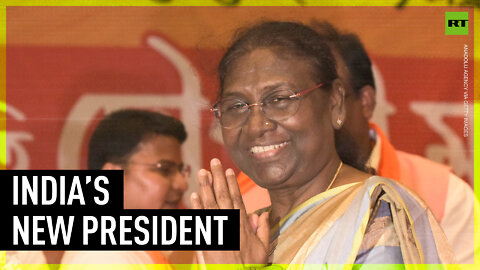 India’s first tribal president sworn in