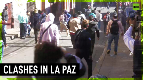 Bolivian coca-grower groups clash in La Paz