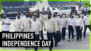 Philippines Independence Day: Anti-Marcos protest & defense secretary faints