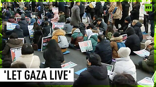 South Koreans rally for Palestine on Global Action Day