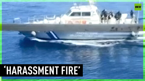 Greek coast guard fires on Turkish ship