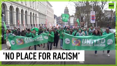 Thousands rally in Brussels against racism