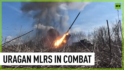 Russian ‘Uragan’ MLRS destroys hostile strongholds in conflict zone