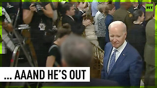 Biden walks out in middle of ceremony to honor veteran