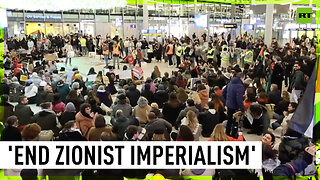 Massive pro-Gaza sit-in takes over Utrecht railway station