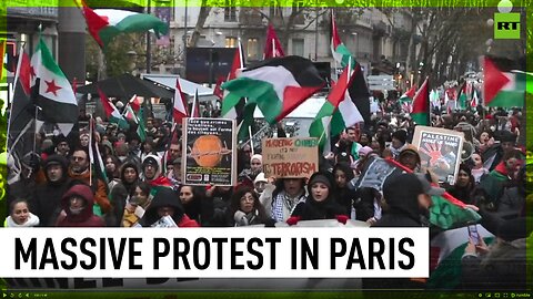 Pro-Palestine rally held in Paris as conflict resumes after truce