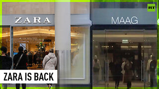 Zara reopens in Russia under new name