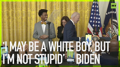 ‘I may be a white boy, but I’m not stupid’ – Biden