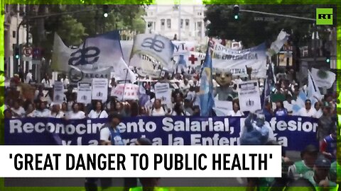 Hundreds rally against Milei's perceived threats to public health