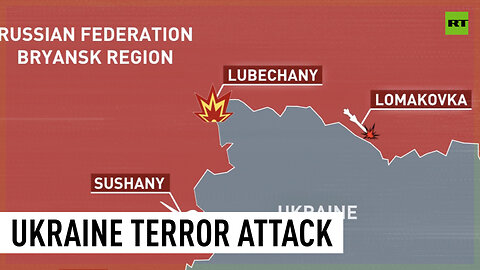Ukrainian terrorists attack Russian Bryansk region