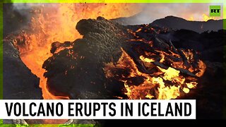 Fagradalsfjall volcano erupts in Iceland