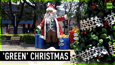 Locals in Argentina turn recycled materials into sustainable Christmas decorations