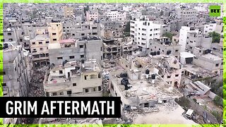 Ruins and rubble | Gaza neighborhood destructed amid Hamas-Israel hostilities