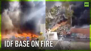Massive fire breaks out at Tel Hashomer military base in Tel Aviv – media